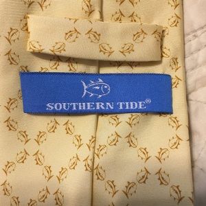 Southern Tide yellow tie